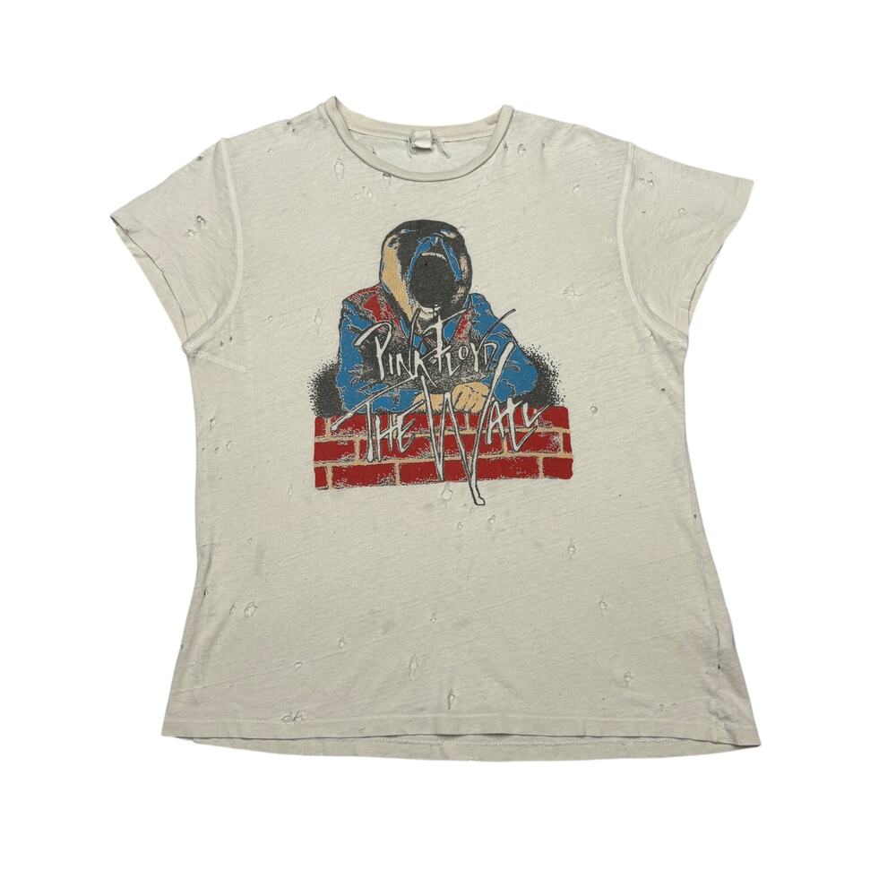 Madeworn Pink Floyd The Wall Distressed T Shirt Men's Small Grunge